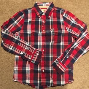 Hollister Plaid dress shirt.